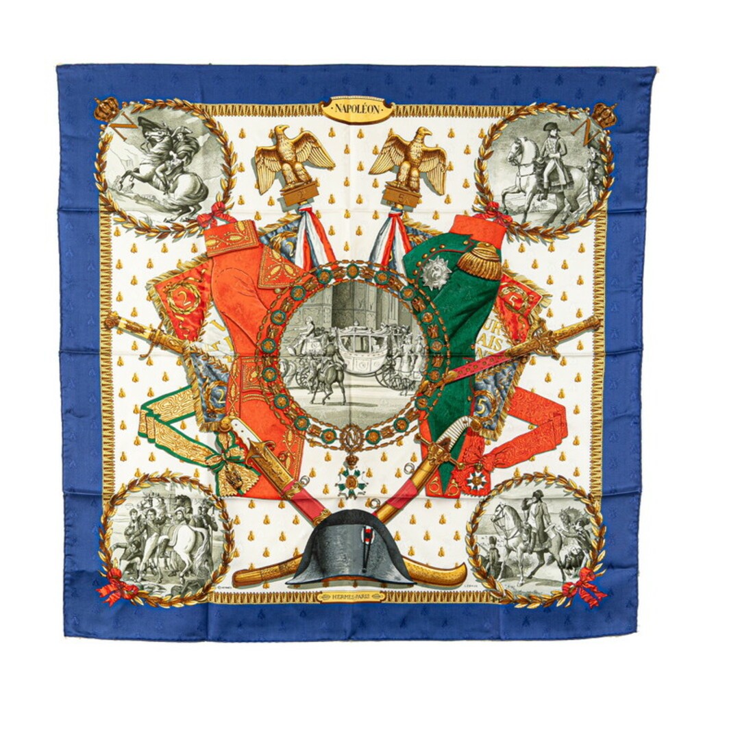 Hermes Carre90 Napoleon Silk Scarf for Women Ref 1-0210936