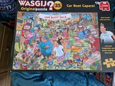 Wasgij Original 35 1000 szt. Puzzle Auto Boot Capers