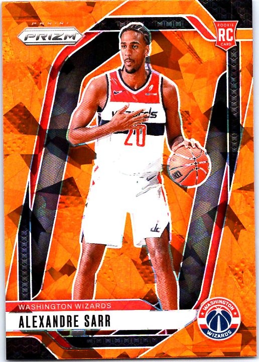 2024-25 Panini Prizm #264 Alexandre Sarr Orange Ice