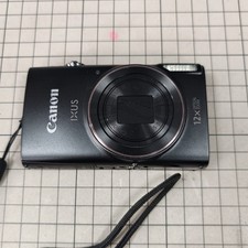 Canon PowerShot IXUS 285 HS Digital Camera 20.2MP 12X Optical Zoom Black Wi-Fi