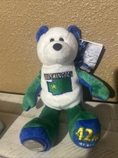 Washington State Bear Quarter 42nd Limited Treasures Coin Plush Beanie