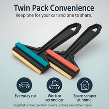 2x Finland Ice Scraper Windscreen Frost Remover Snow De Ice Car Van Taxi Murska
