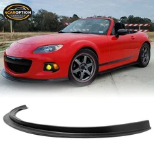 Front Bumper Lip Fits 13-15 Mazda MX-5 Miata Chin Spoiler Splitter MDA Style