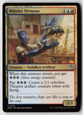 Whirler Virtuoso 122 Commander: Aetherdrift Magic: The Gathering NM