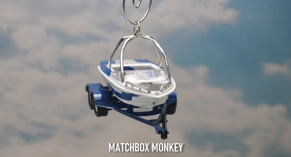 Waterski Wakesurf Boat Christmas Ornament Mastercraft Moomba Supra Water Ski - Image 3 of 4