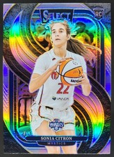 2025 Panini WNBA Select Sonia Citron Premier Level Silver Prizms RC Mystics AL2