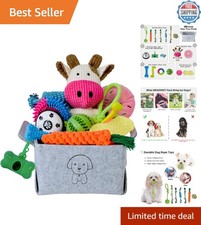 20Pcs Puppy Chew Toys for Teething, Dog Chew Toys with Rope Toy, Pet Dog Toot...