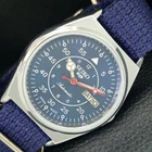 VINTAGE SEIKO 5 AUTOMATIC 6309A REFURBISHED JAPAN MENS BLUE DIAL WATCH a442240-1