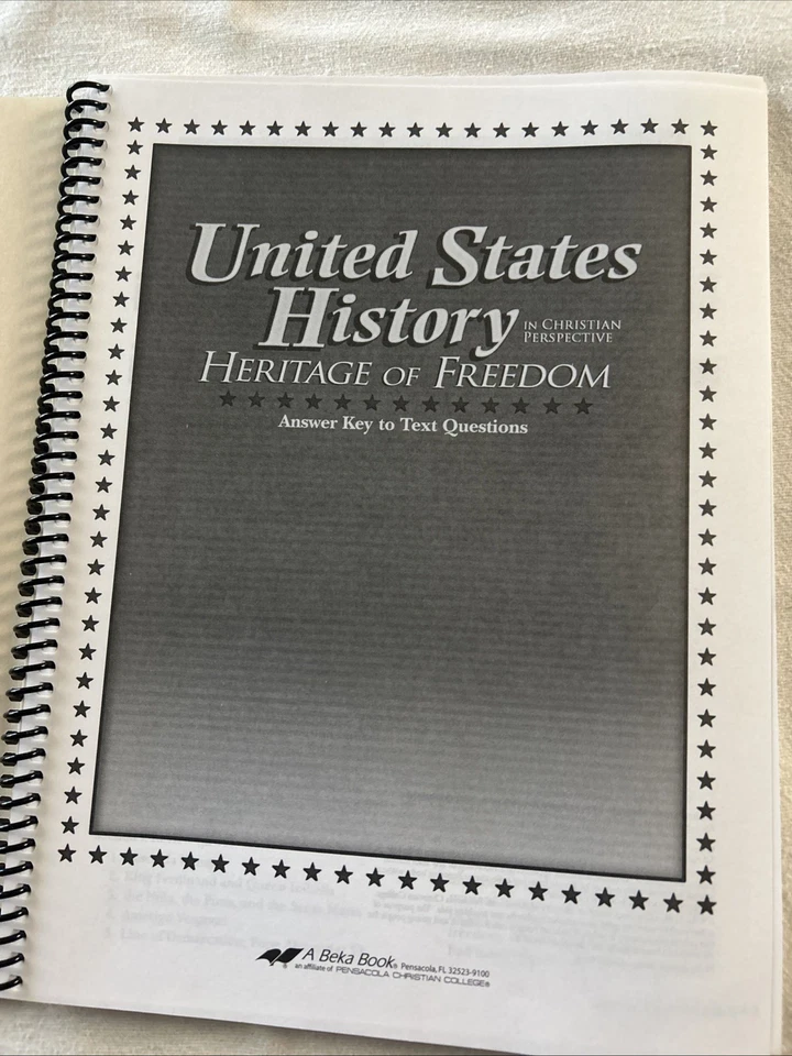 Abeka United States History: Heritage of Freedom Answer Key,  11th Grade, Ab5 - Image 3 of 4