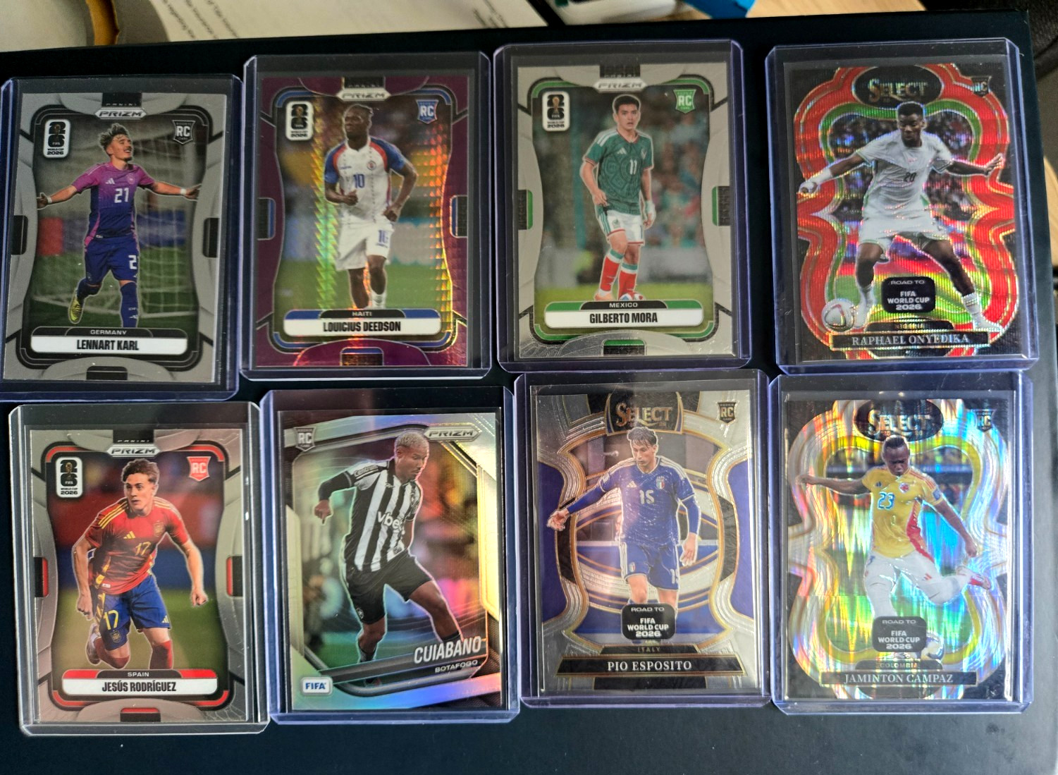 MASSIVE (16) Mixed Soccer RC Lot  Mora Fofana Etc /99 /68 Parallels view 2