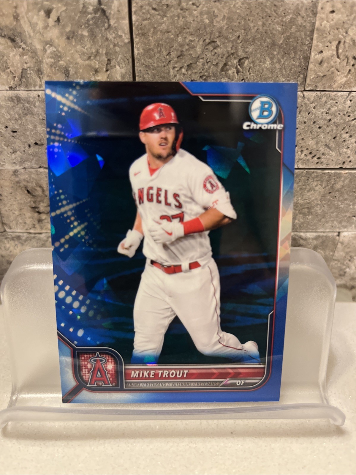 Mike Trout (2022) Bowman Chrome Sapphire Refractor #13 ☆ ANGELS 