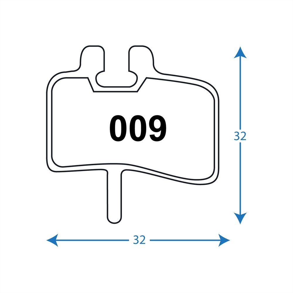 RWD R009 Hayes 9/ HFX9/ MX-1/ Sintered Disc Bike Brake Pads