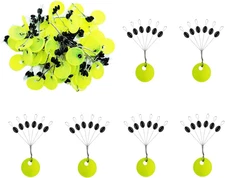 Fishing Bobber Stoppers 300pcs - Sinker Float Stops for Bass Fishing