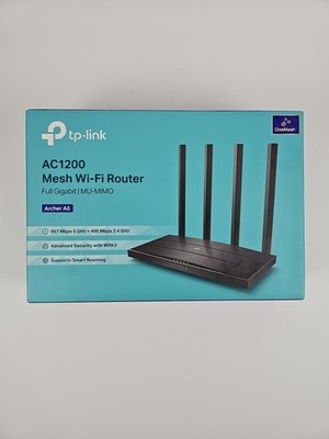 TP-Link Archer A6 AC1200 Dual Band MU-MIMO Gigabit WiFi Router in Original Box
