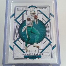 2020 Panini National Treasures - Devante Parker #62 Purple /50