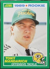 1989 Score #269 Tony Mandarich Football EX