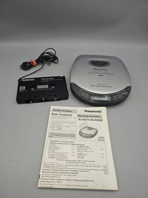 Panasonic SL-S231C Portable Car CD Player XBS Walkman Cassette