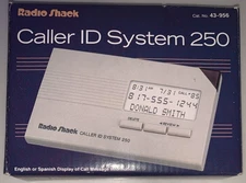 Vintage Radio Shack Caller ID System 250