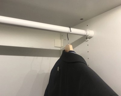 Neue IKEA PAX Komplement Stahl Kleiderschrankstange, 100cm Kleiderschrankgrößen