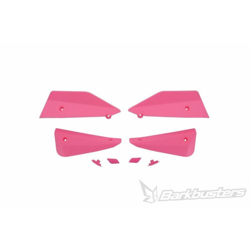 Kit Di Deflettori E Connettori Barkbusters Sabre Colore Rosa Per Moto Ricambi