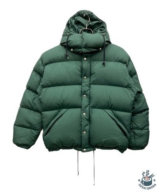 DANTON Detachable hood down jacket Size: M Green Men DT-A0201