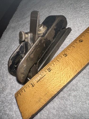 Stanley 4" Bull Nose Rabbet Plane 1" Cutter USA Vintage Tool - Picture 10 of 14