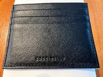 COCCINELLE Kartenhalter * schwarz * Saffian Leder *
