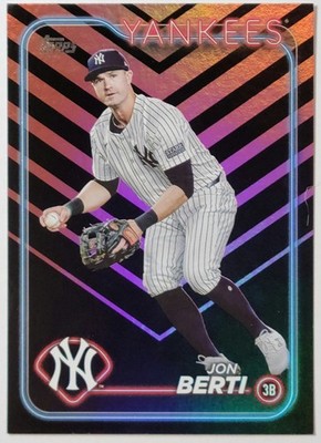 2024 Topps Holiday Update Halloween ~ Jon Berti ~ N.Y. Yankees #124Card