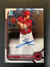 Sal Stewart 2022 Bowman Chrome Draft Auto RC