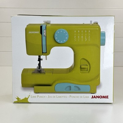 Janome Portable Sewing Machine Model 525B Lime Punch Green OPEN BOX