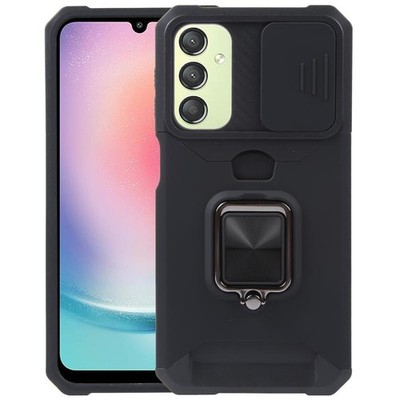 Für Samsung Galaxy A24 4G Camera Shield Card Slot PC + TPU Handyhülle