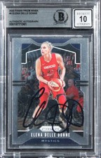 Mystics Elena Delle Donne Signed 2020 Panini Prizm #6 Card Auto 10! BAS Slabbed