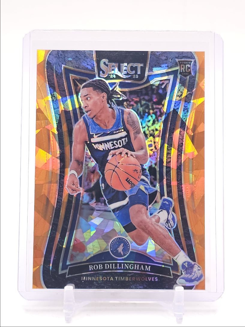 ROB DILLINGHAM 2024-25 SELECT MEZZANINE ROOKIE ORANGE ICE RC /275 Q2091