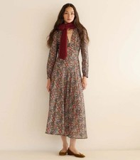 DÔEN Women Charleston Wildberry thicket Blossom Floral Print Maxi Gown Dress XXL