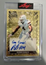 Rueben Bain Jr. 2026 Leaf Auto 1/1 Gold 2026 NFL Draft 1st Round Pick