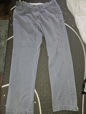 Polo Ralph Lauren Vintage Chino Pants Men  s Size 36x32 Classic Fit Gray