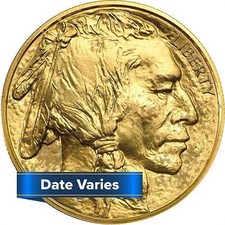 $50 American Gold Buffalo 1 oz Random Year Impaired 4879.08 per troy oz