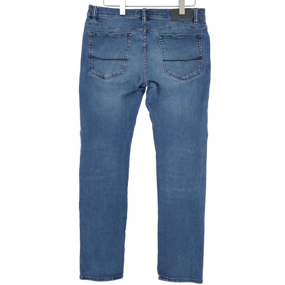 Vintage Pierre Cardin Jeans Men Stretch Regular Straight Rk4 Size W35 L32 - Image 4 of 4