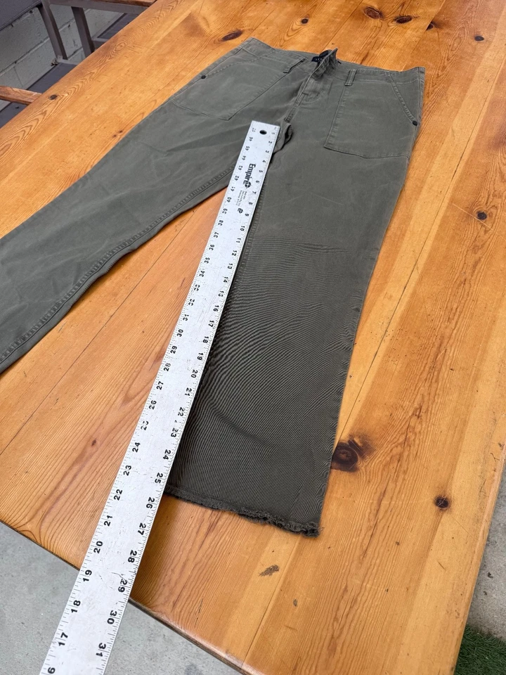 Sanctuary Mujer Talla 28 Pantalones Ajustados Verde Ejército A7 Foto 2 de 4