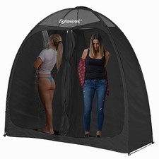Pop Up Shower Tent Changing Room with Two Rooms - Portable Privacy Dressing S...