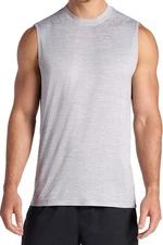 Gaiam Mens Everyday Basic Muscle Stretch Tank Top, Standard Fit, Small Gray NWT