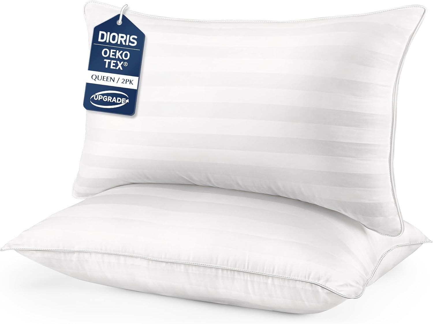 Queen Size Set Of 2-luxury Hotel Bed Pillows For Sleeping,pr