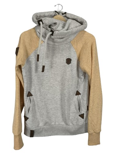 Naketano Damska bluza z kapturem Bluza z kapturem rozm. 38/M Szara Casual - Zdjęcie 1 z 9