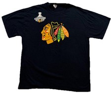 2010 NHL Chicago Blackhawks Stanley Cup Champions T-Shirt Sz Large Player Names