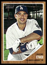 Andre Ethier 2011 Topps Heritage #358 Dodgers MLB READ FREE SHIP AutographDen