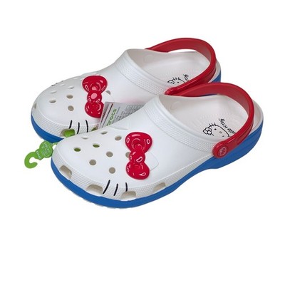 Hello Kitty Crocs iam Classic Clog M10 W12 White with Red  display picture 2