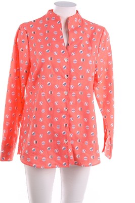 walbusch Baumwoll-Bluse L rot