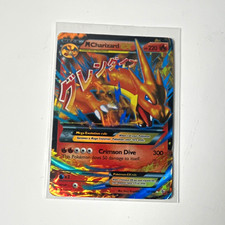 M Charizard EX Pokemon Card Mega EX Full Art Holo 220 HP 13/108 XY