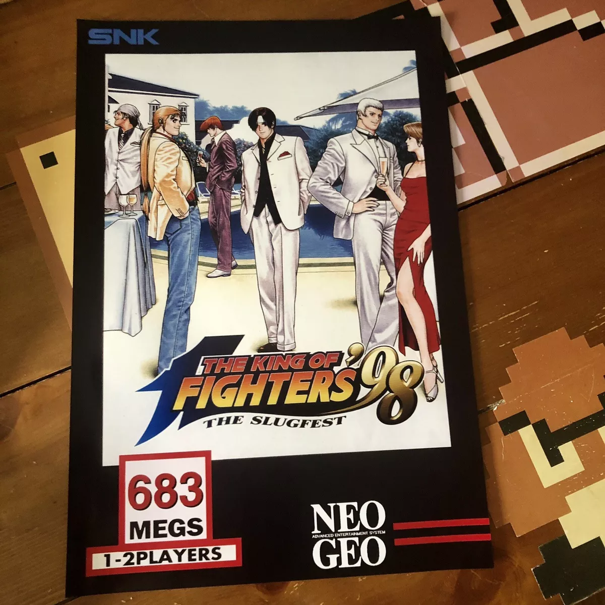 King Of Fighters 98 Cover Poster, 13 X 19