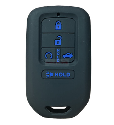 Alegender Black Silicone Smart Key Fob Cover Case Skin Protector Bag For 2015 2016 2017 2018 2019 2020 2021 Honda Civic Accord Pilot CR-V CRV 5 Buttons Key Remote A2C81642600 Price In UAE | Amazon UAE - Foto 2